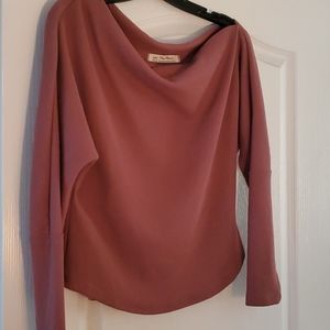 Free People Fuji Thermal Off Shoulder Top Size M